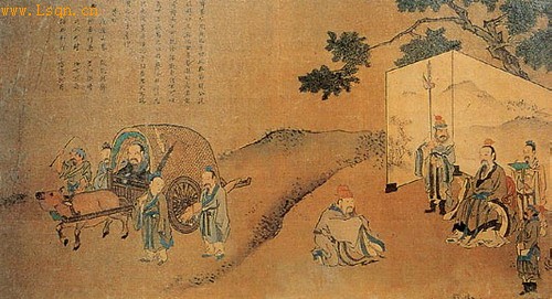 上巳节水边上的节日图_唐朝历史_中国历史网